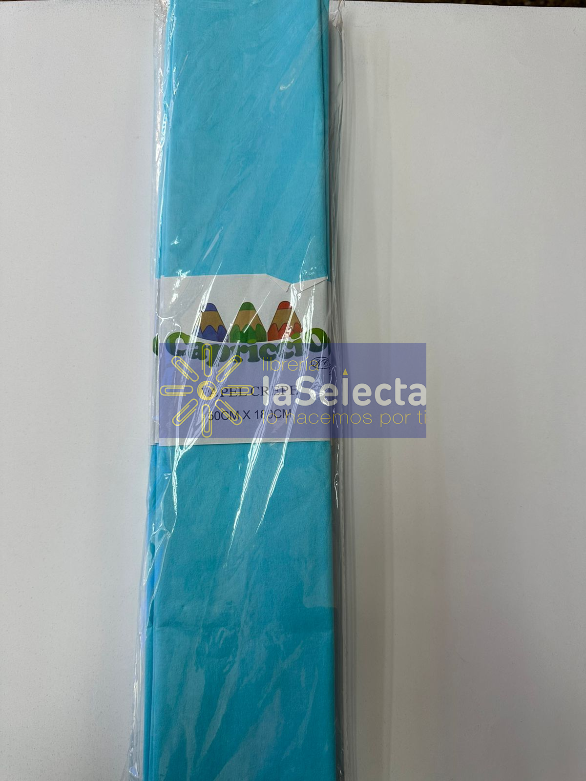 PAPEL CREPE CELESTE BEBE CAPRICCIO